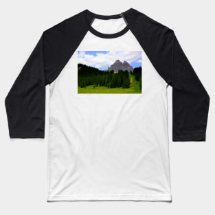 Tre Cime di Lavaredo Baseball T-Shirt